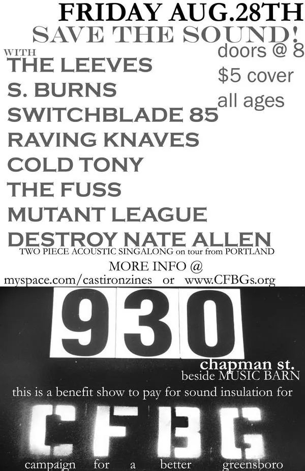 Show flyer