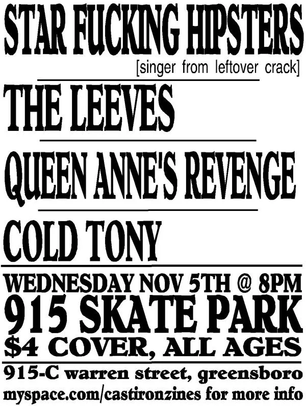Show flyer