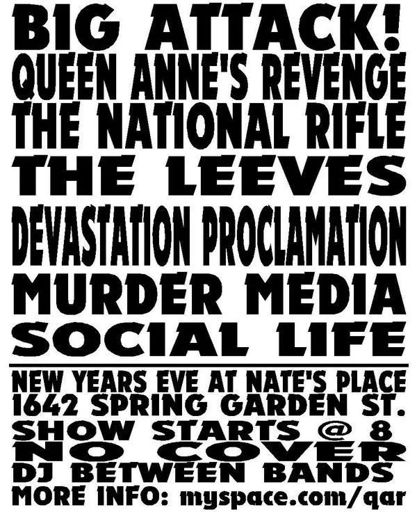 Show flyer