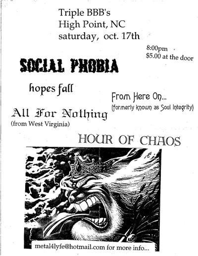Show flyer
